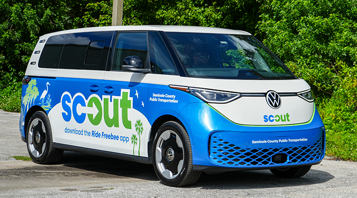 Scout Buzzes with Trendy Vehicles